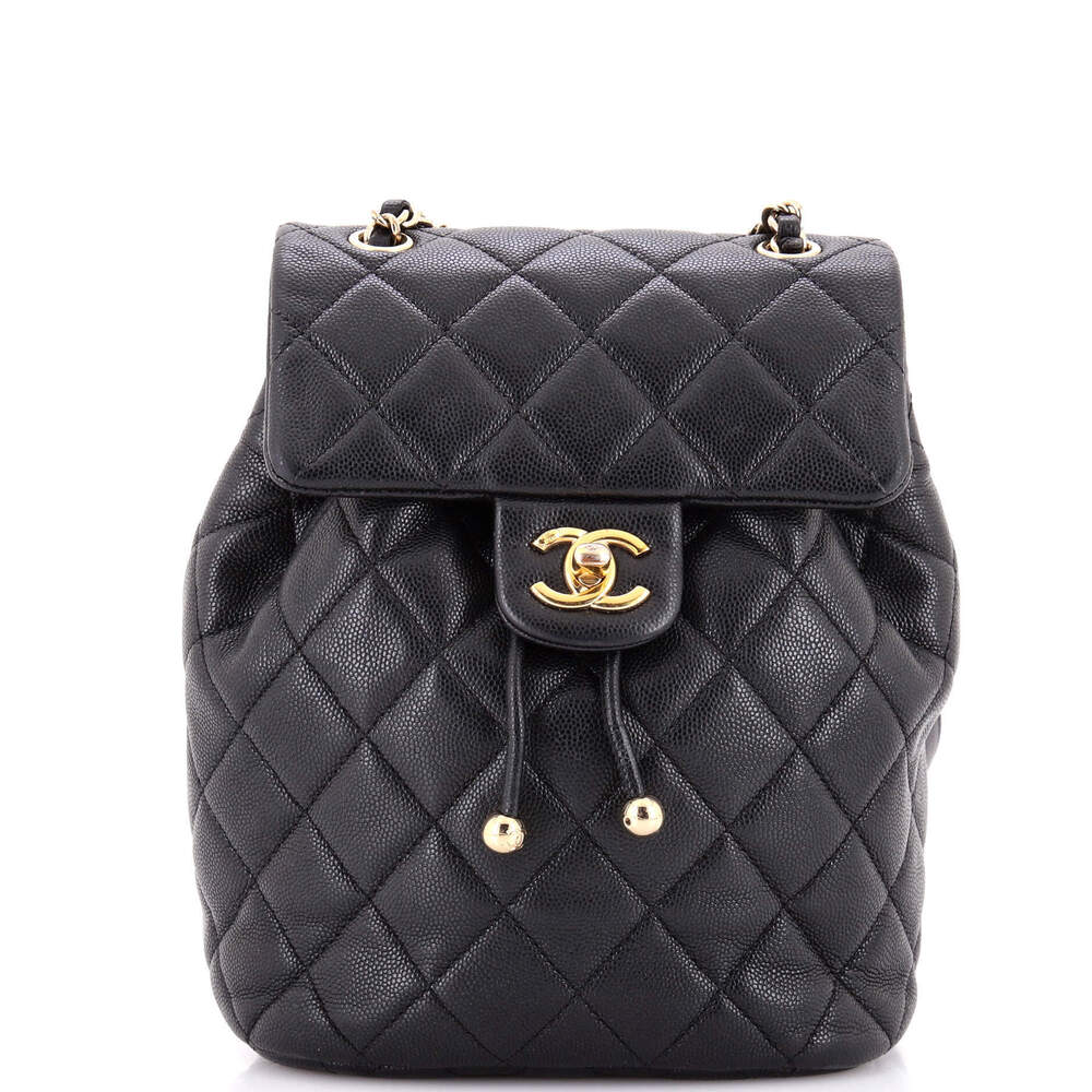 Chanel Mini Urban Spirit NM Backpack Quilted Caviar
